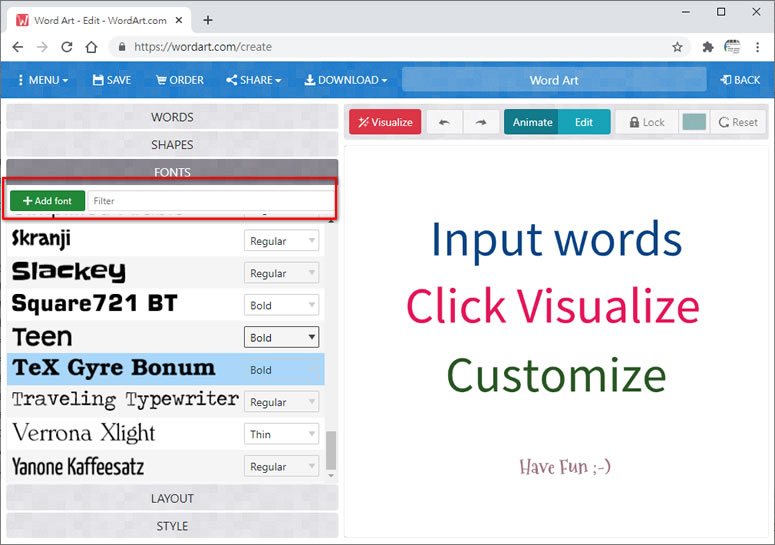 Word Art 用文字填充圖片的免費線上工具 Word Art 用文字填充圖片的免費線上工具