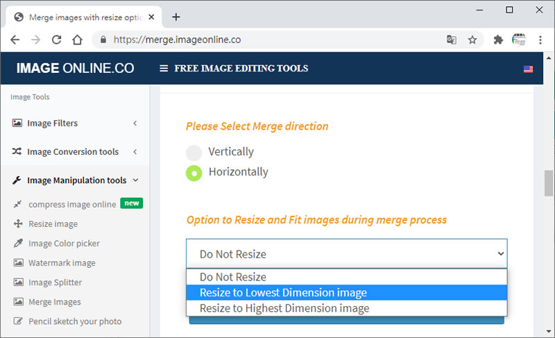 Merge images 圖片合併免費線上工具 Merge images 圖片合併免費線上工具