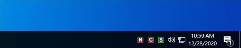 CapsLock Indicator 在工作列上顯示 Num Lock,、Caps Lock、Scroll Lock 提示燈號 CapsLock Indicator 在工作列上顯示 Num Lock,、Caps Lock、Scroll Lock 提示燈號