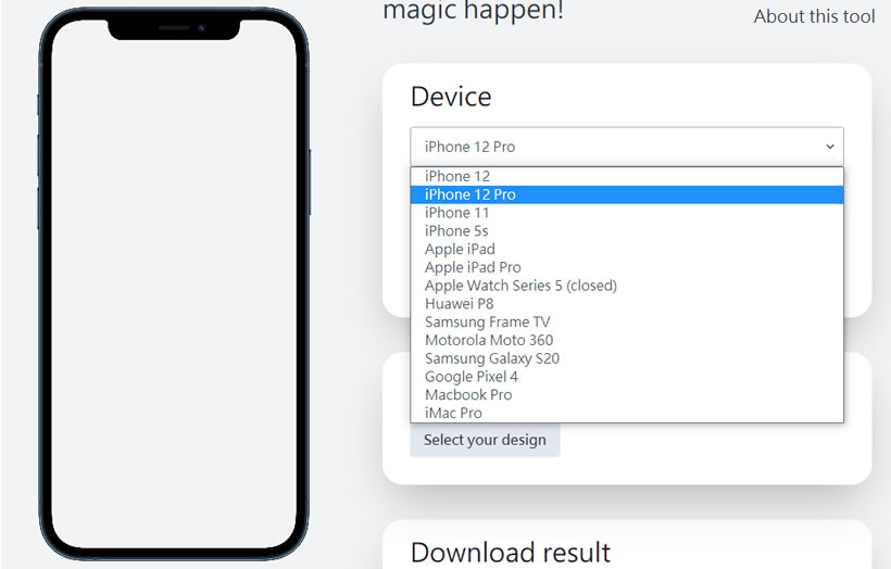 MockMagic 替圖片加上 iPhone 的外框