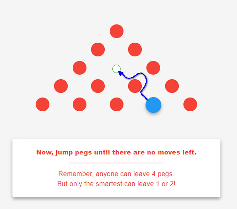 Game of Pegs 釘子消除遊戲,挑戰你的智商 Game of Pegs 釘子消除遊戲,挑戰你的智商