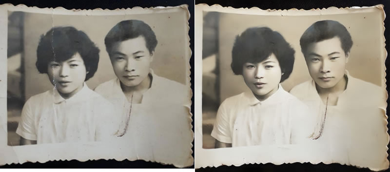 Hotpot AI Picture Restorer 用 AI 修復有摺痕的圖片 Hotpot AI Picture Restorer 用 AI 修復有摺痕的圖片