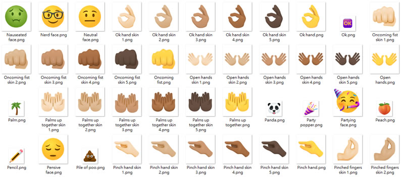 Sensa Emoji 免費下載高品質且為向量圖形的表情符號集合