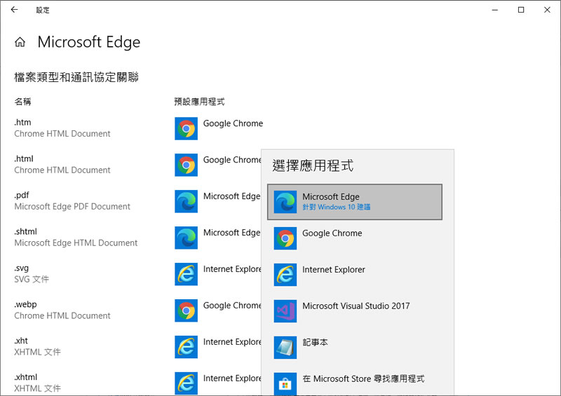 [ Windows ]如何更改預設的檔案開啟應用程式？