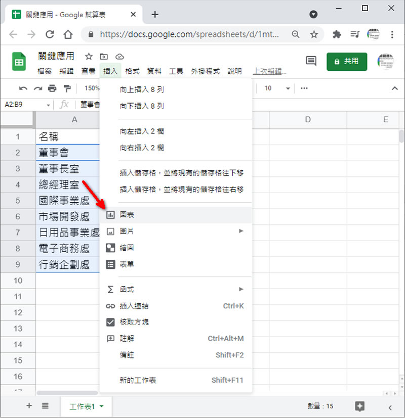 [ Google 文件 ]如何建立組織結構圖？