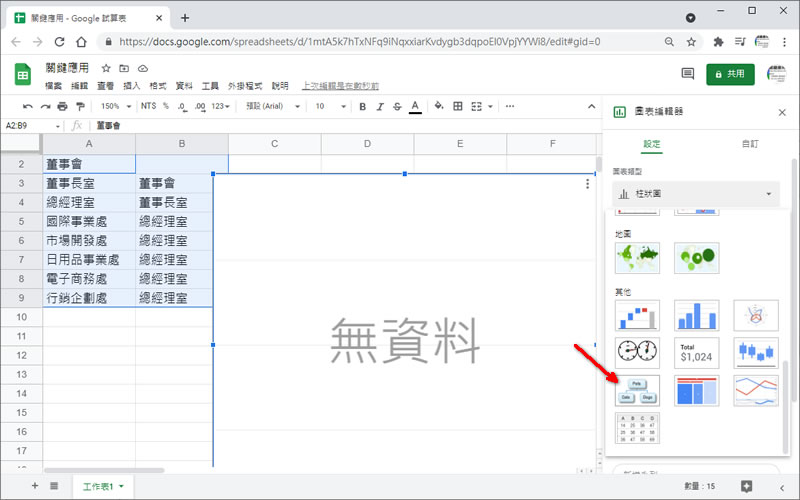 [ Google 文件 ]如何建立組織結構圖？