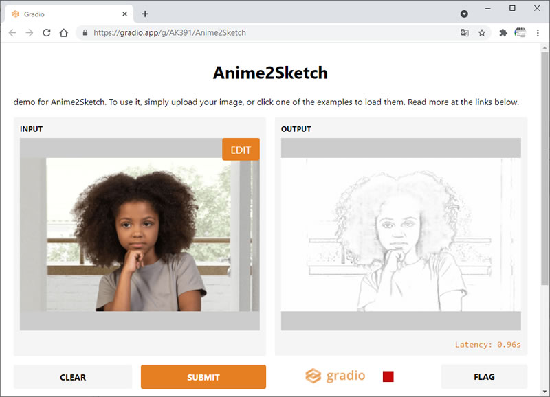 Anime2Sketch 可將圖片輕鬆轉為鉛筆素描畫的免費線上工具 Anime2Sketch 可將圖片輕鬆轉為鉛筆素描畫的免費線上工具