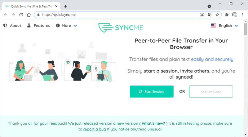 Quick Sync Me 檔案與文字快速同步的免費線上工具