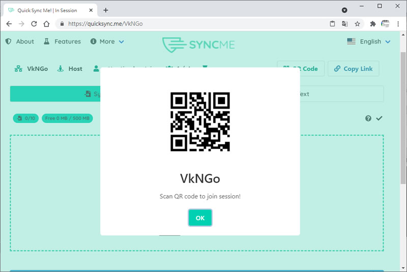 Quick Sync Me 檔案與文字快速同步的免費線上工具
