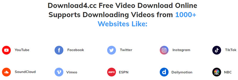 Download4.cc 線上下載 YouTube、Facebook 影片免費工具 Download4.cc 線上下載 YouTube、Facebook 影片免費工具