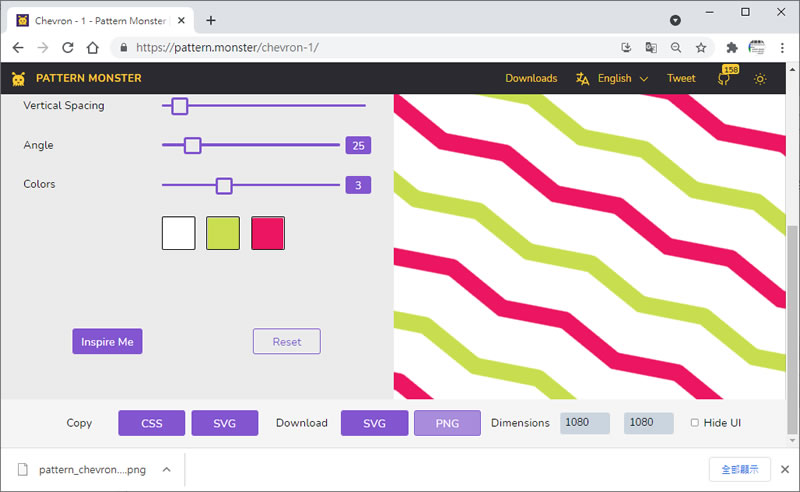 PATTERN MONSTER 由線條及圖形所組成的 CSS、SVG 背景圖