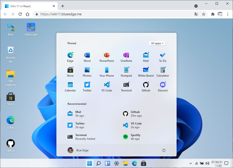 免安裝，用瀏覽器就可以體驗 Windows 11