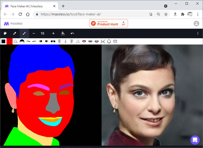 Face Maker AI 透過草圖轉換成真實人臉 Face Maker AI 透過草圖轉換成真實人臉