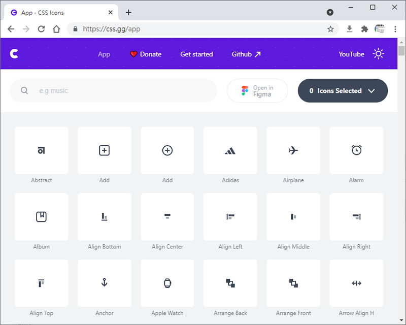 CSS.GG 免費圖示字型集,透過 CSS 語法就可應用 CSS.GG 免費圖示字型集,透過 CSS 語法就可應用