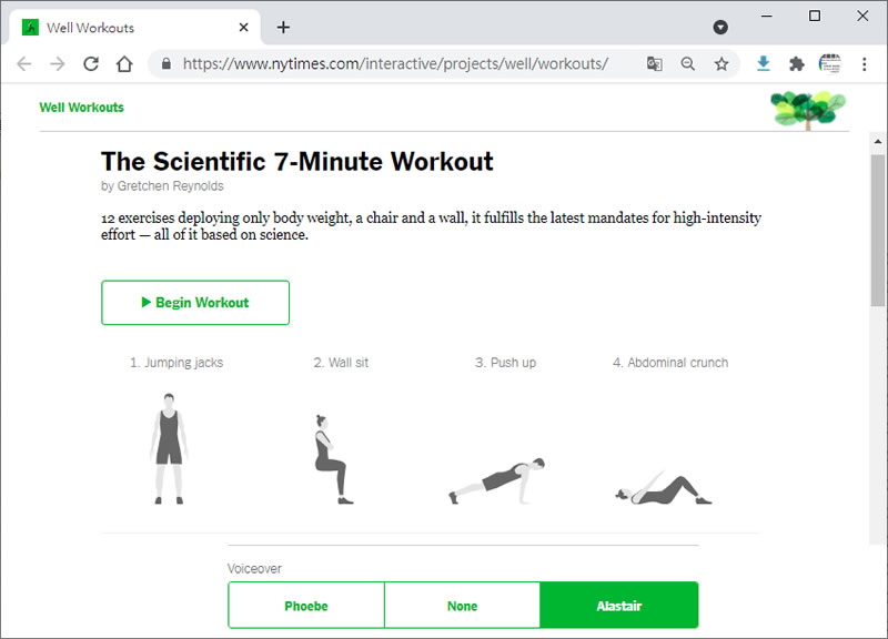The Scientific 7-Minute Workout 用動畫教你做七分鐘鍛鍊身體的運動