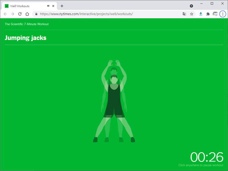 The Scientific 7-Minute Workout 用動畫教你做七分鐘鍛鍊身體的運動