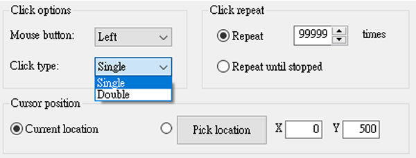 AutoClicker 免費的滑鼠連點程式