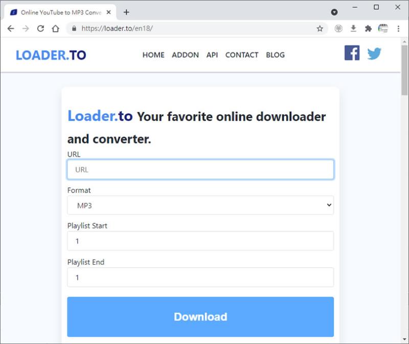 Loader.to 影音平台線上下載免費服務
