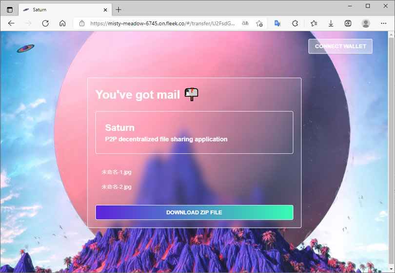 Saturn 免費且無大小限制的檔案傳送服務
