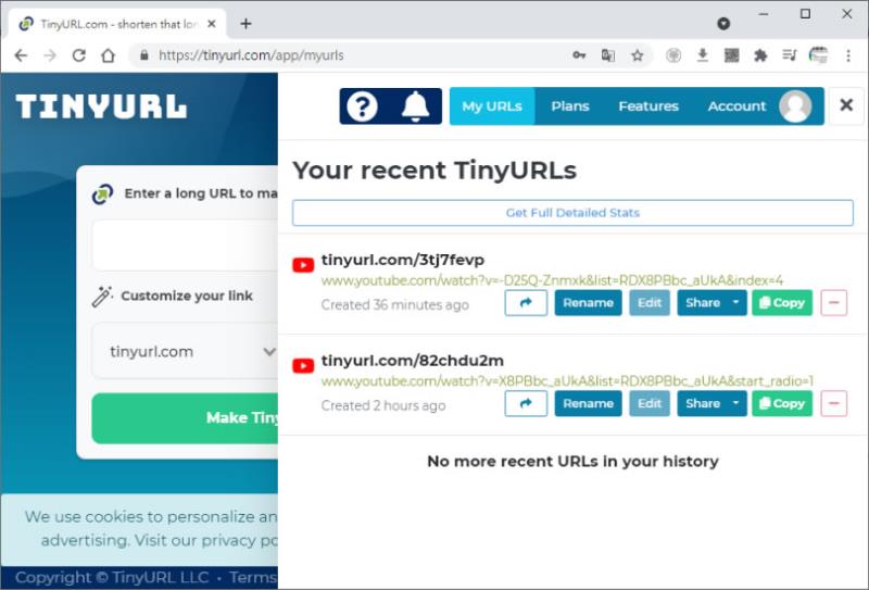 TinyURL 一個專門提供縮網址服務的網站