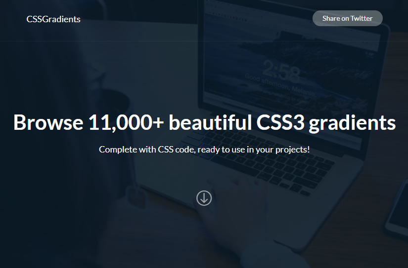 CSSGradients 用 CSS 調配出萬個漸層色模板,讓你隨時取用 CSSGradients 用 CSS 調配出萬個漸層色模板,讓你隨時取用