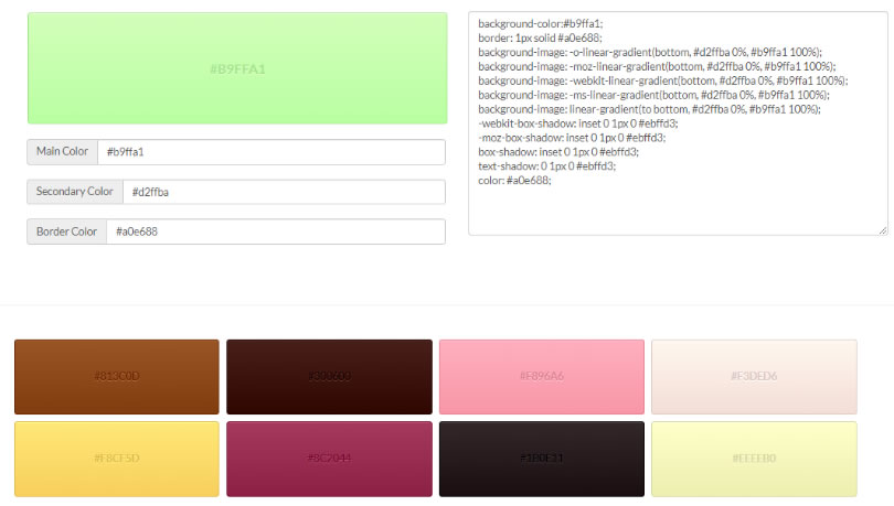 CSSGradients 用 CSS 調配出萬個漸層色模板,讓你隨時取用 CSSGradients 用 CSS 調配出萬個漸層色模板,讓你隨時取用