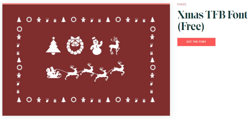 Christmas Fonts 免費使用超過 70款的聖誕節字型