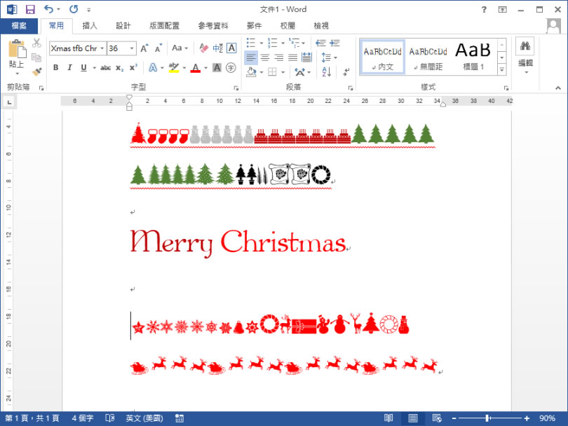 Christmas Fonts 免費使用超過 70款的聖誕節字型