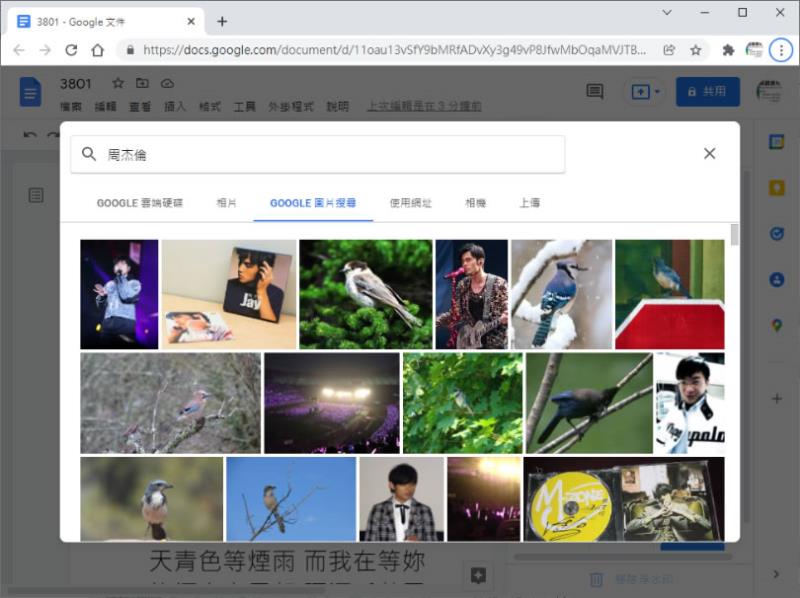 [ Google 文件 ]如何加入浮水印？