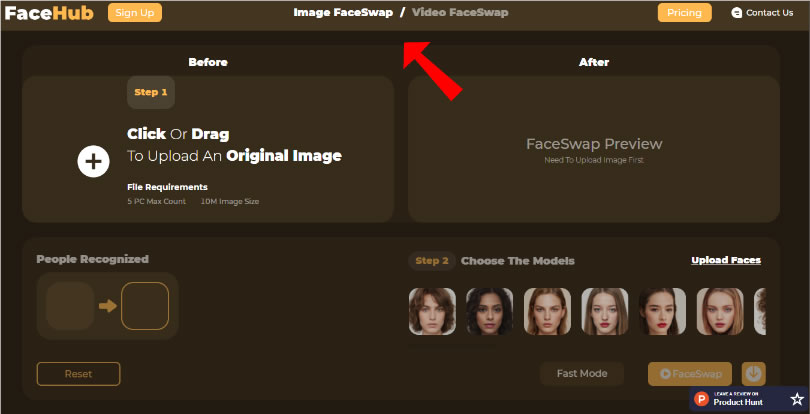 FaceHub 圖片、影片換臉免費服務 FaceHub 圖片、影片換臉免費服務