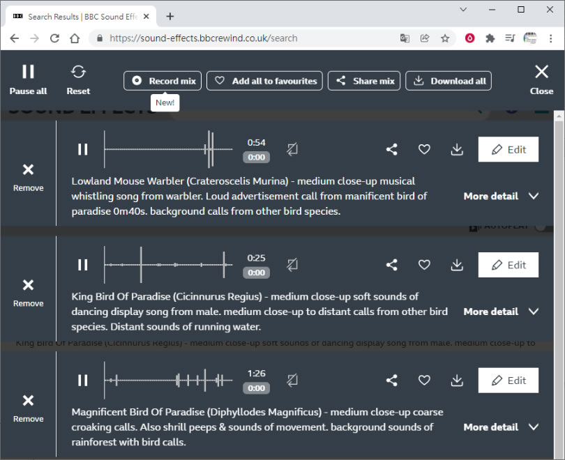 免費下載 BBC Sound Effects 網站所收錄超過三萬個的音效素材