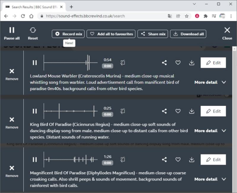 免費下載 BBC Sound Effects 網站所收錄超過三萬個的音效素材
