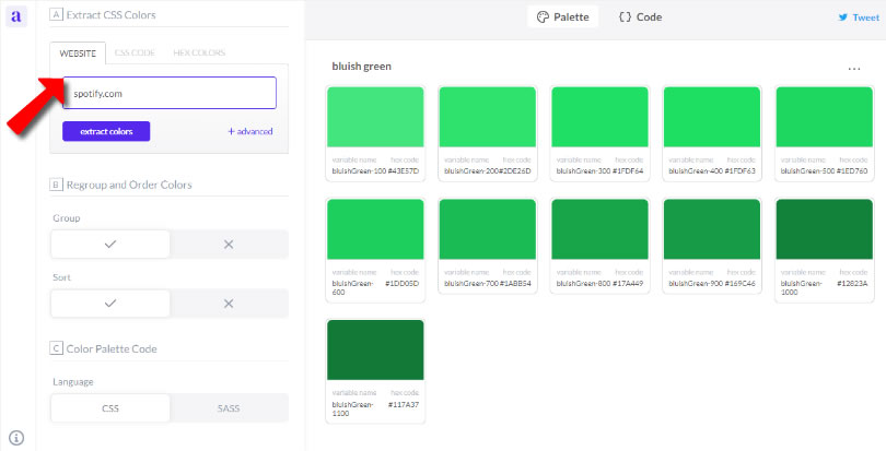 alwane.io 擷取網站 CSS 內的顏色代碼 alwane.io 擷取網站 CSS 內的顏色代碼