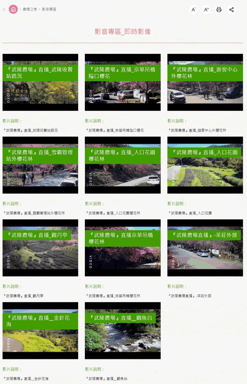 [ YouTube 直播 ]帶您漫步「武陵農場」櫻花林