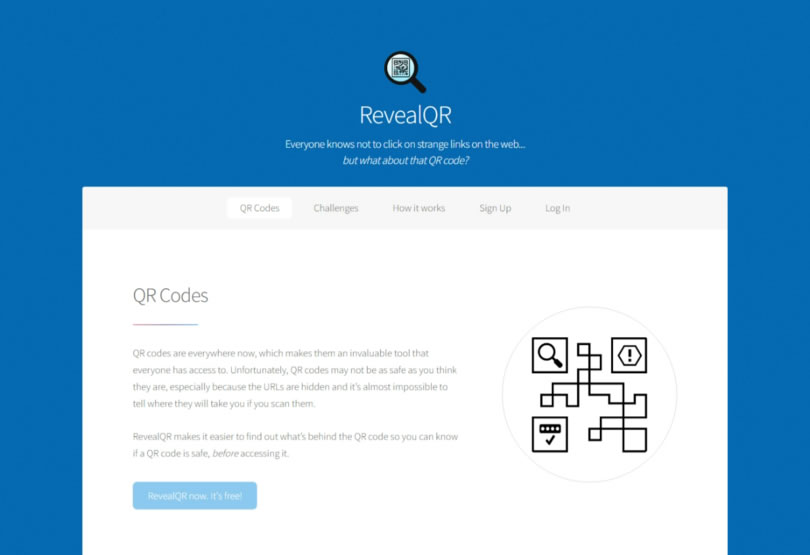 RevealQR 線上 QR Code 安全性檢查器