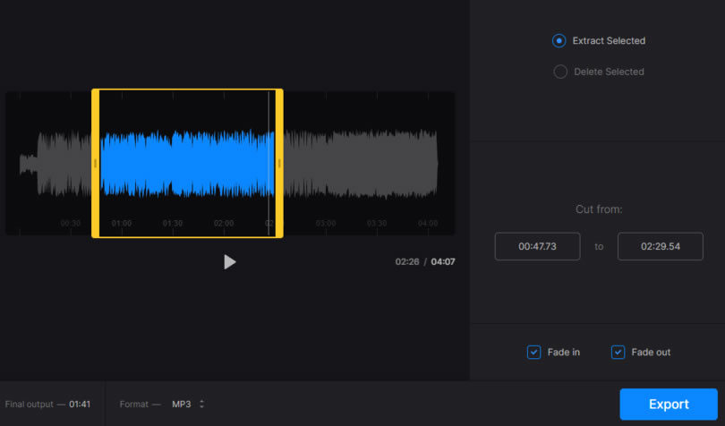 Audio Cutter Online 可用來裁切 MP3 及轉檔的免費線上工具 Audio Cutter Online 可用來裁切 MP3 及轉檔的免費線上工具