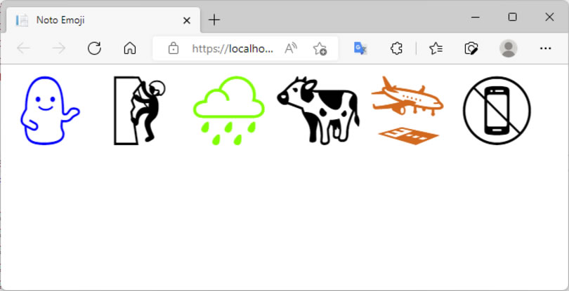 「Google Fonts」用 Noto Emoji 字型將表情符號或特殊圖示以線條輪廓來呈現 「Google Fonts」用 Noto Emoji 字型將表情符號或特殊圖示以線條輪廓來呈現