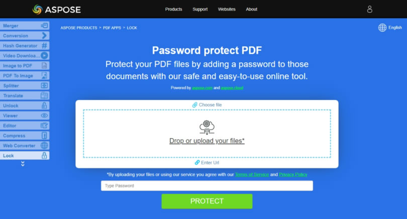 Password protect PDF 線上幫 PDF 檔案加入開啟密碼
