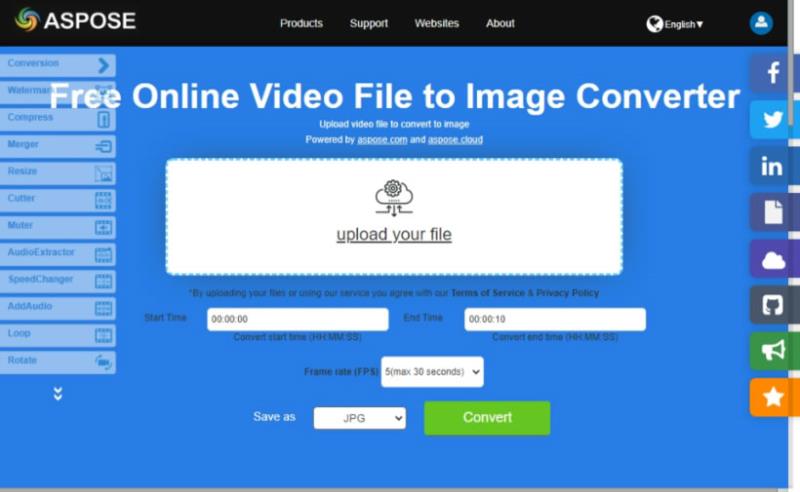 Video file to Image Converter 從影片轉出圖片的免費線上服務