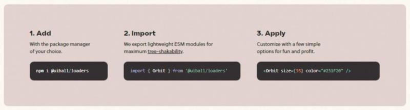 Uiball.com 免費使用 CSS 打造的網頁等待動畫圖示
