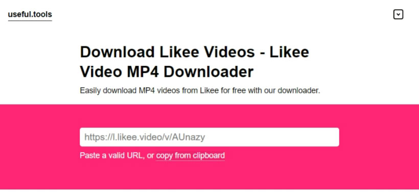 Likee Video MP4 Downloader 線上下載 Likee 影音平台內的影片