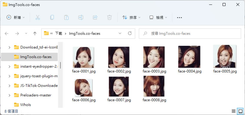 Face extractor 可提取圖片中所有人臉成單一圖檔的線上免費服務