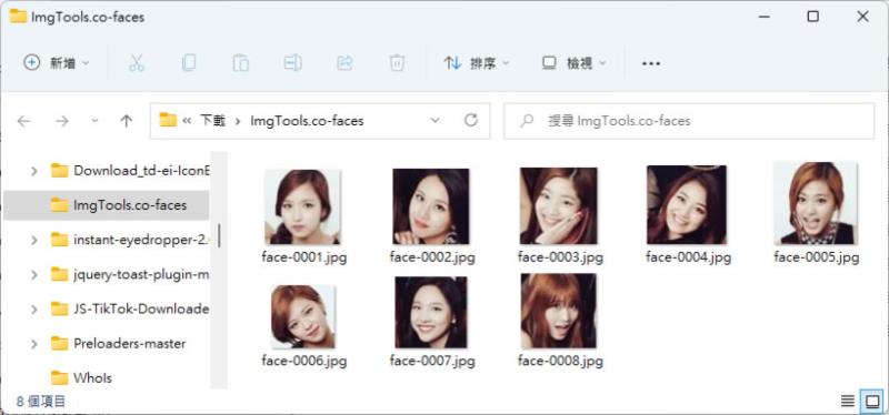Face extractor 可提取圖片中所有人臉成單一圖檔的線上免費服務