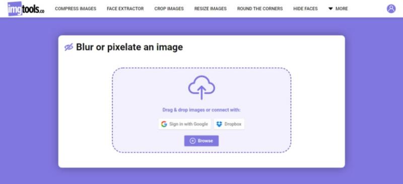 Blur or pixelate an image 可自由圈選圖片要遮蔽位置的免費服務
