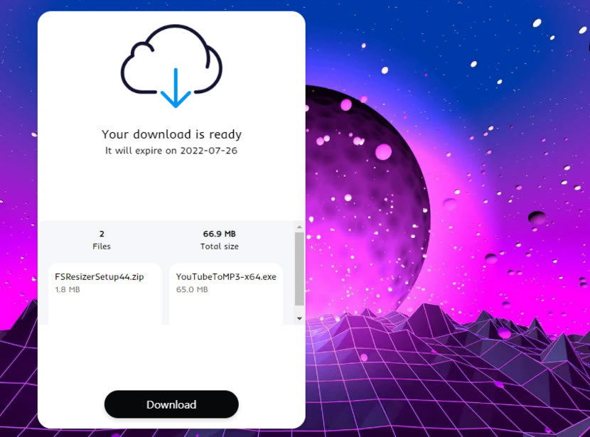 DApp 去中心化的臨時檔案免費傳送服務 單次可發送 100GB