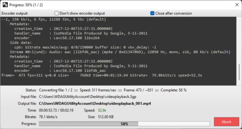 Pazera Free MP4 Video Converter 可將任何影、音檔案轉成 MP4的免費應用程式