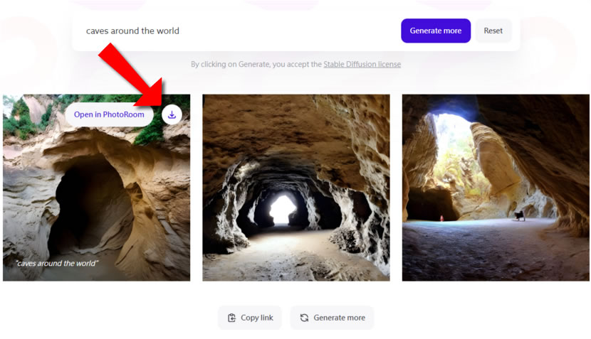 PhotoRoom AI Background Generator  由 AI 產生符合文字描述的圖片