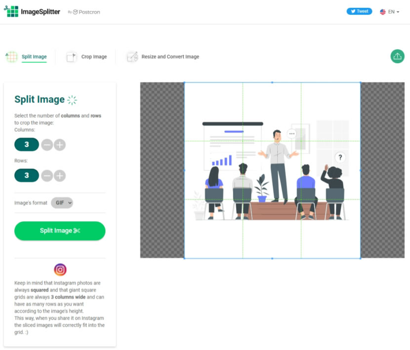 ImageSplitter 免費且直觀的線上圖片分割器 ImageSplitter 免費且直觀的線上圖片分割器