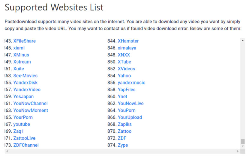 Video Downloader 線上萬能影片下載器 ，可下載多達 800 個網站的影片