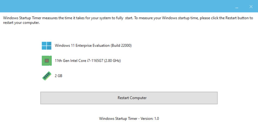 Windows Startup Timer 測量 Windows 從開機到完全啟動所需時間 Windows Startup Timer 測量 Windows 從開機到完全啟動所需時間